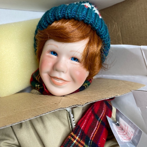 🆕Ashton Drake Doll Brian Vintage Winterfest Hockey Player Stewart Sherwood 1991 - Picture 3 of 9